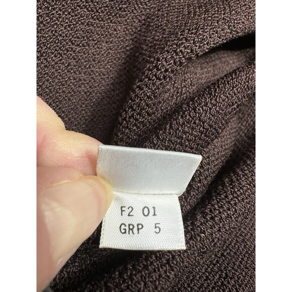 St. John‎ Collection Knit Skirt Suit Set W/ Blazer Women’s Size 12 Brown 80s/90s - Picture 11 of 16